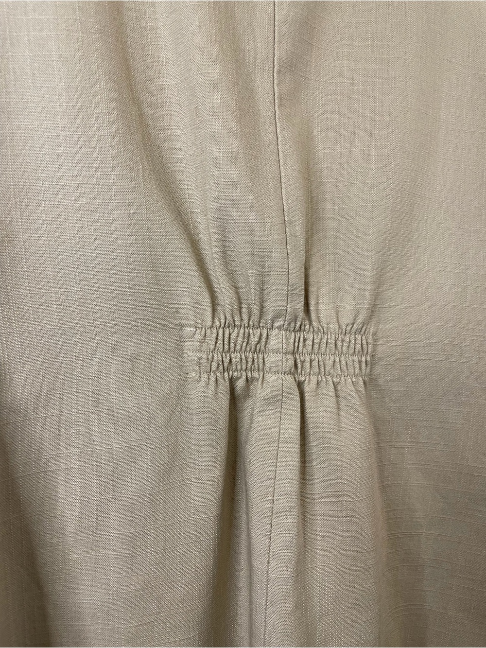 Tahari ASL Beige Tan Button-Front Lined Vest Blazer Size 8 - Picture 6 of 10